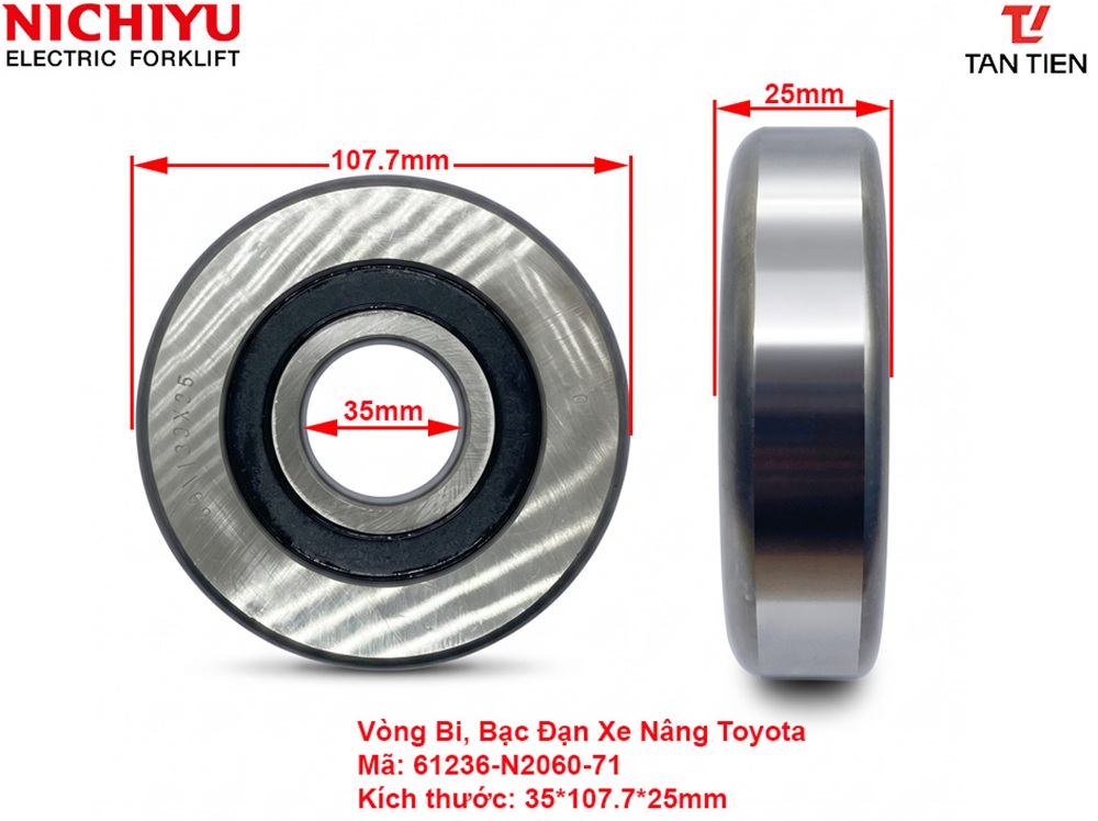 Vòng Bi Xe Nâng Toyota 61236-N2060-71